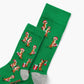 2PK DUO MENS & KIDS CHRISSY MEERKATS BAMBOO SOCKS