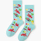 WOMENS COASTAL CATCH BAMBOO SOCK