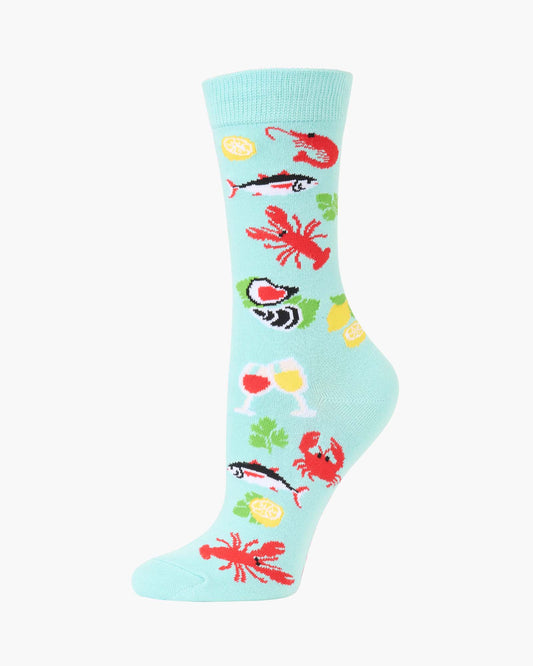 WOMENS COASTAL CATCH BAMBOO SOCK