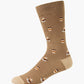 MENS COFFEE TO GO COMFORT LOOSE TOP BAMBOO SOCK