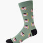 MENS DIPLOMA OWL BAMBOO SOCK
