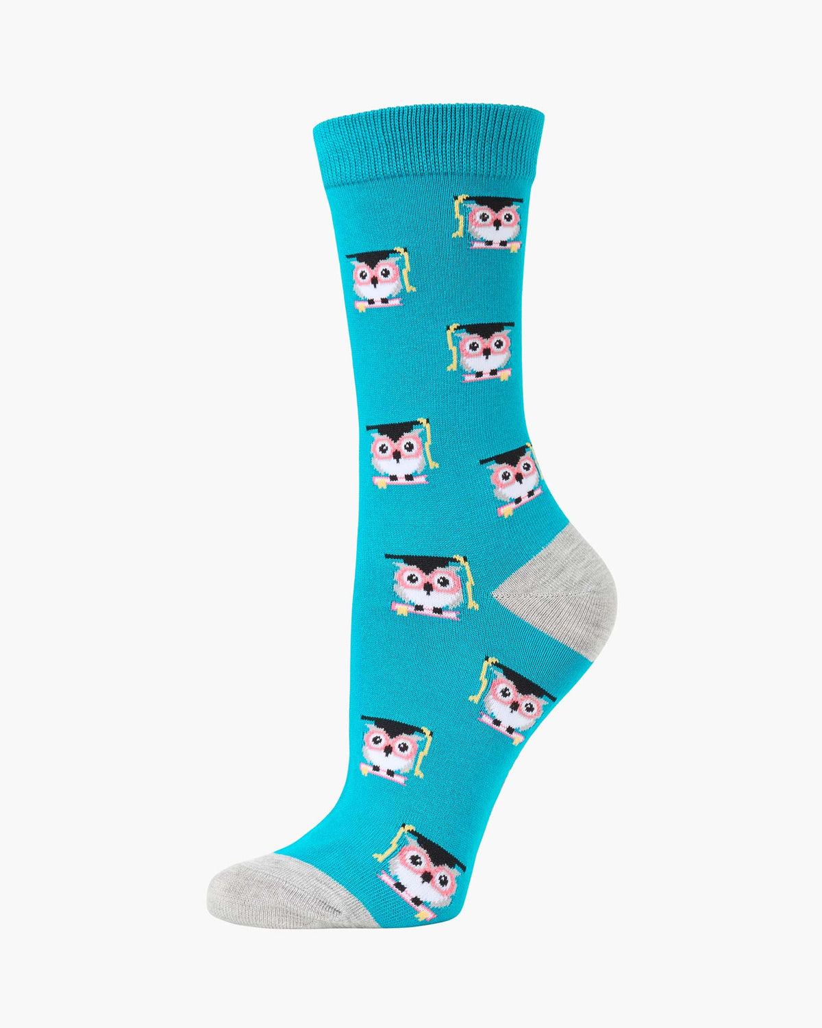 WOMENS DIPLOMA OWL BAMBOO SOCK