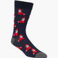 MENS FLUFFY XMAS ELF BAMBOO SOCK
