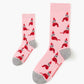 2PK DUO WOMENS & KIDS FLUFFY XMAS ELF BAMBOO SOCKS