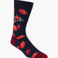 MENS FOOTY POSTS BAMBOO SOCK