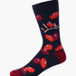 MENS FOOTY POSTS BAMBOO SOCK