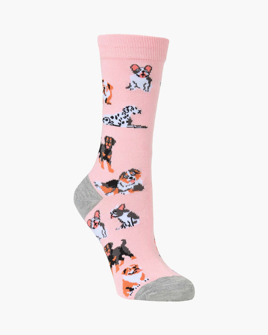 WOMENS FUR REAL BAMBOO SOCK