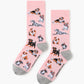 WOMENS FUR REAL BAMBOO SOCK
