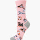 WOMENS FUR REAL BAMBOO SOCK