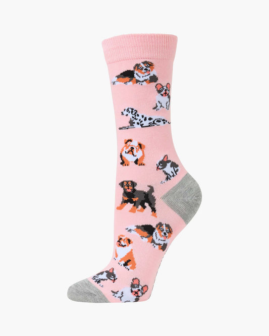 WOMENS FUR REAL BAMBOO SOCK