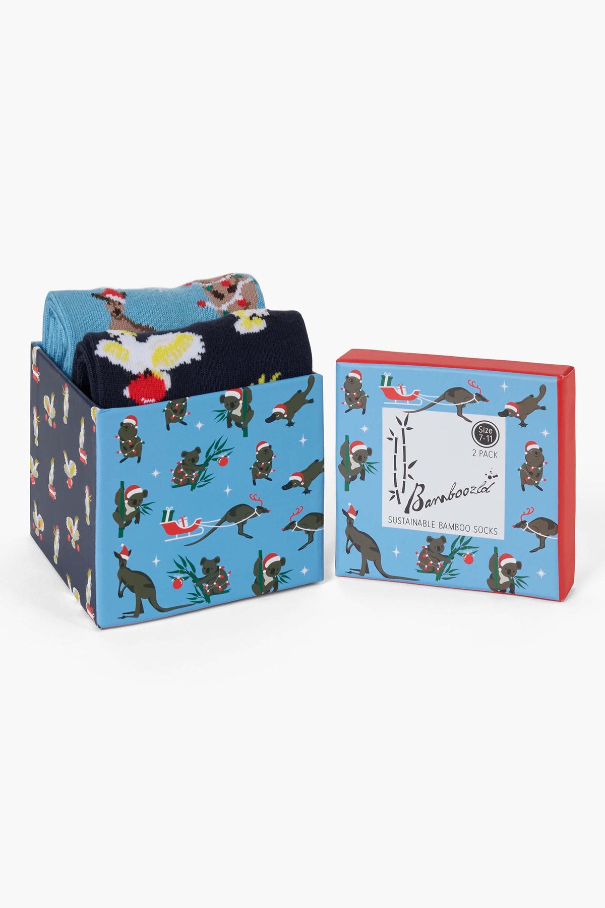 MENS AUSSIE ANIMAL HOLIDAYS 2PK GIFT BOX