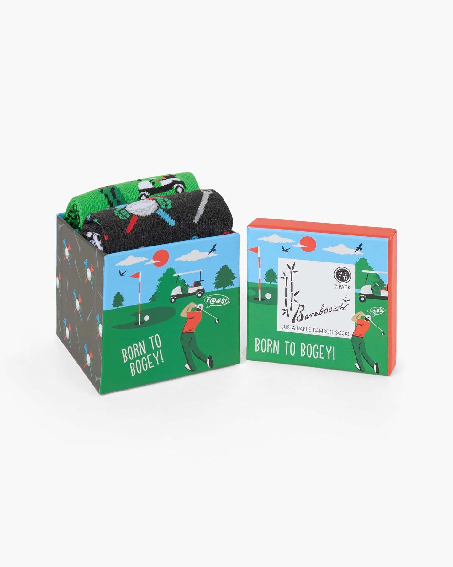 MENS BORN TO BOGEY 2PK GIFT BOX