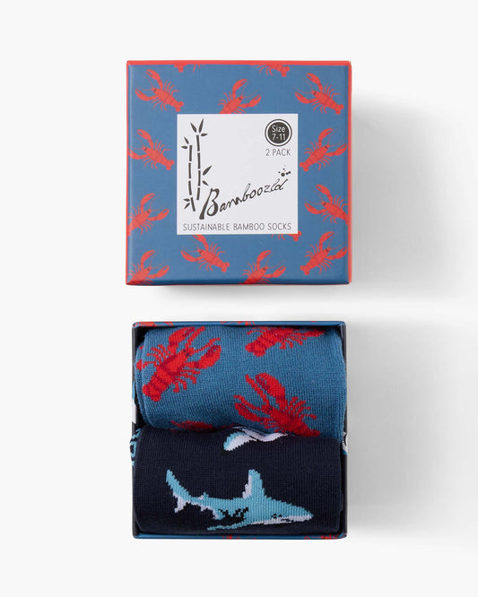 MENS CLAWS AND JAWS 2PK GIFT BOX