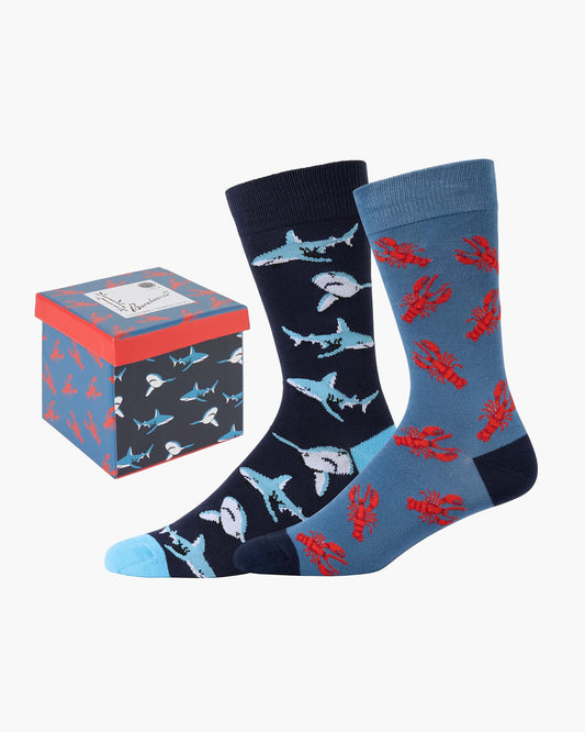 MENS CLAWS AND JAWS 2PK GIFT BOX