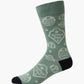 MENS SUPER DAD BAMBOO SOCK CARD