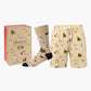 MENS FUR REAL SHORT & SOCK GIFT SET