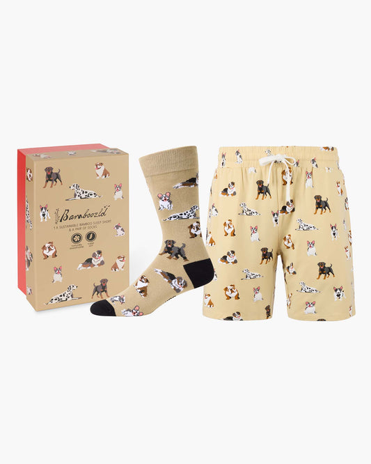 MENS FUR REAL SHORT & SOCK GIFT SET