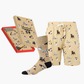 MENS FUR REAL SHORT & SOCK GIFT SET