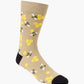 MENS GOLDEN HIVE BAMBOO SOCK
