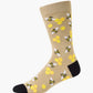MENS GOLDEN HIVE BAMBOO SOCK