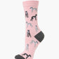 WOMENS GREY HOUNDS BAMBOO SOCK