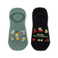 MENS GUAC AND ROLL 2PK BAMBOO INVISIBLE SOCKS