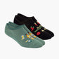 MENS GUAC AND ROLL 2PK BAMBOO INVISIBLE SOCKS