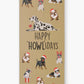 MENS HAPPY HOWLIDAYS BAMBOO SOCK CARD