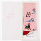 WOMENS HAPPY HOWLIDAYS BAMBOO SOCK CARD