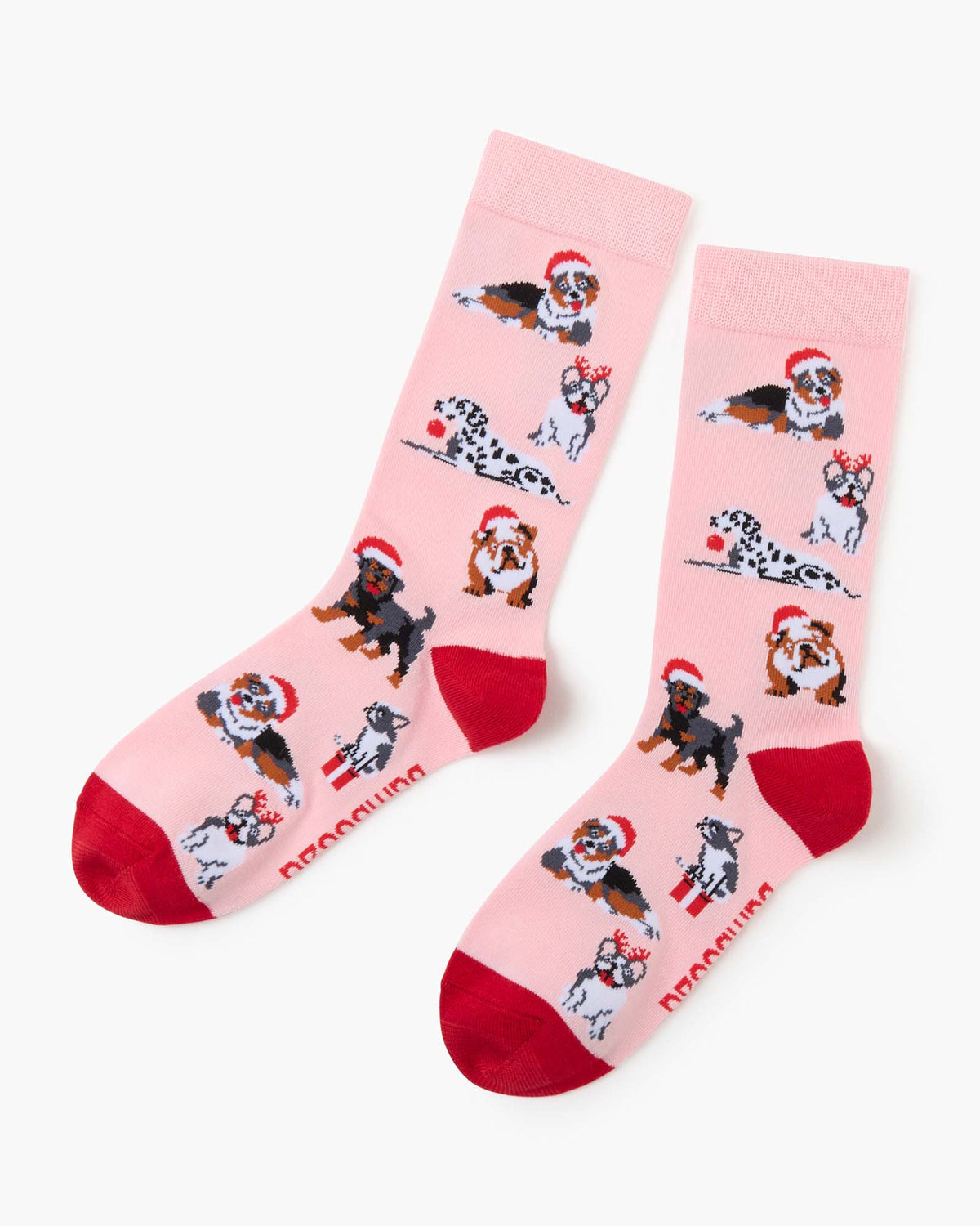 WOMENS 2PK JOLLY JINGLE PAWS HANGING GIFT BOX
