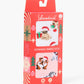 WOMENS 2PK JOLLY JINGLE PAWS HANGING GIFT BOX
