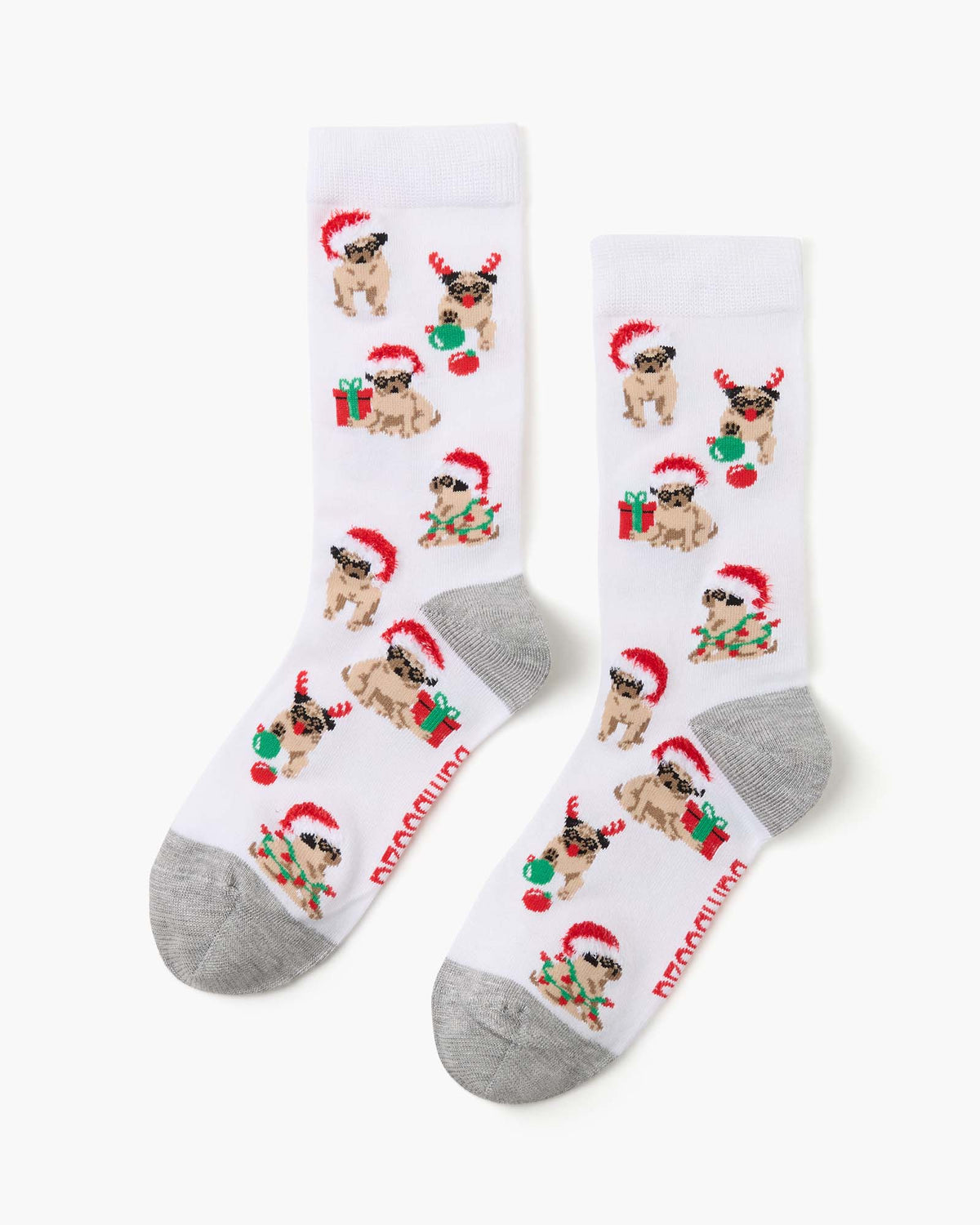 WOMENS 2PK JOLLY JINGLE PAWS HANGING GIFT BOX