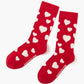 WOMENS 2PK FLUFFY XMAS ELF & HEARTS HANGING GIFT BOX