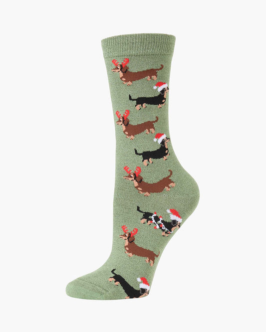 WOMENS HO HO HO DASH BAMBOO SOCK