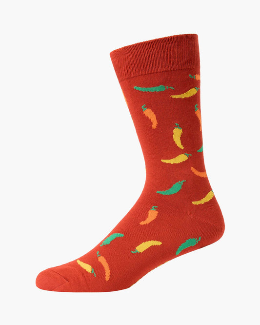 MENS HOT CHILLIES BAMBOO SOCK