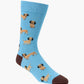 MENS HOT DOGS BAMBOO SOCK