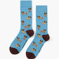 MENS HOT DOGS BAMBOO SOCK