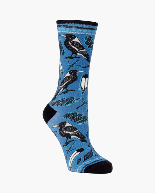 WOMENS NATIVE MAGPIE BAMBOO SOCK