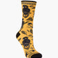 WOMENS NATIVE YELLOW COCKATOO BAMBOO SOCK