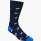 MENS JET SETTER COMFORT LOOSE TOP BAMBOO SOCK