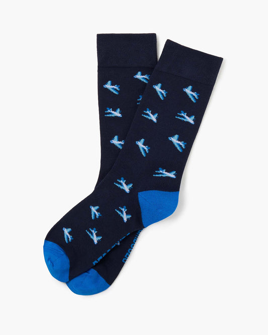 MENS JET SETTER COMFORT LOOSE TOP BAMBOO SOCK