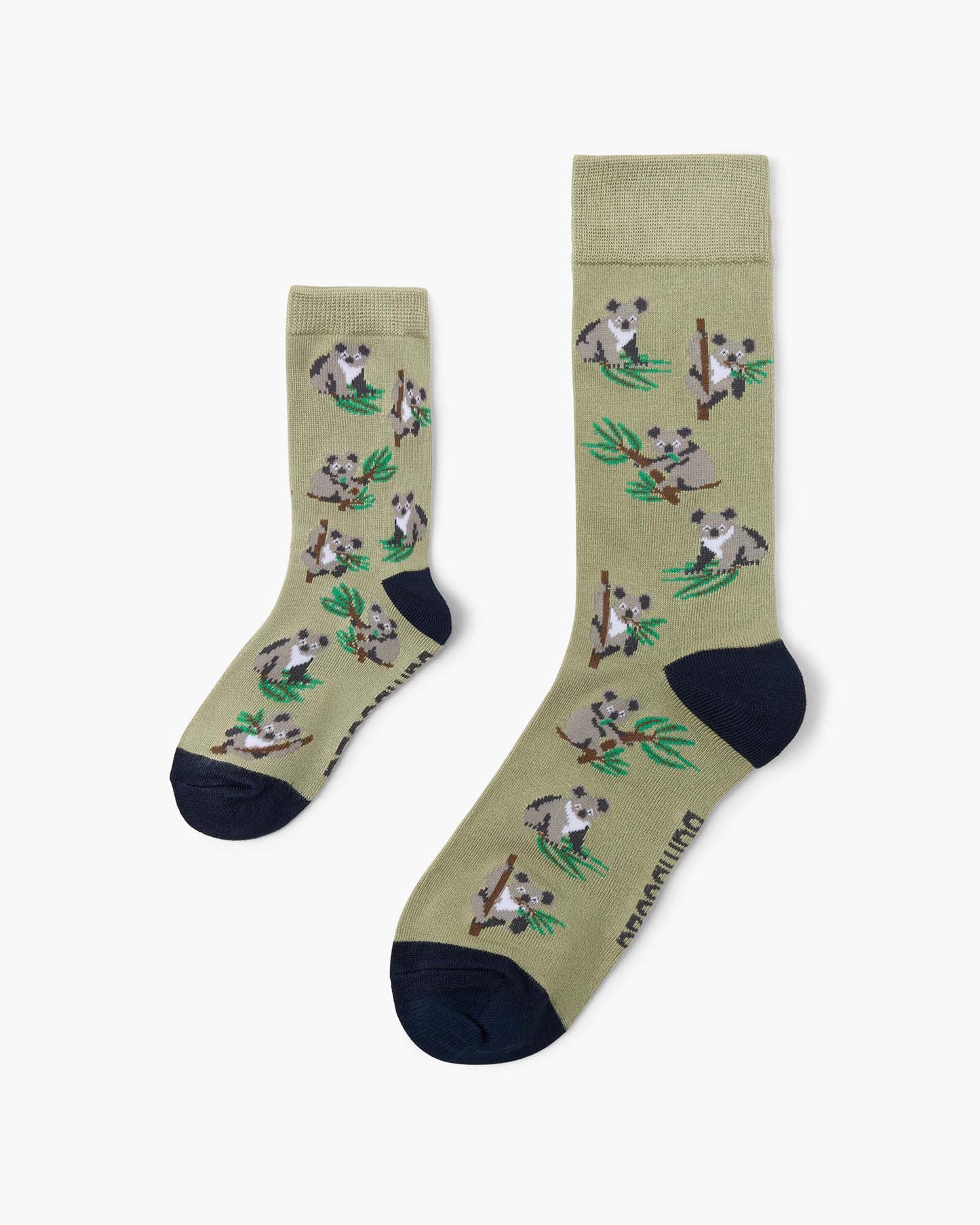 2PK DUO MENS & KIDS KOALA BAMBOO SOCKS