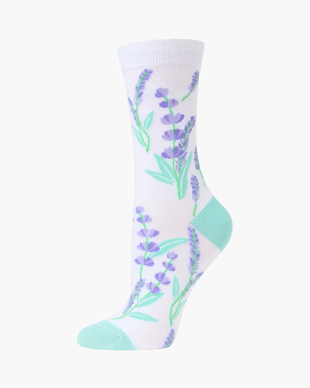 WOMENS LAVENDER BAMBOO SOCK
