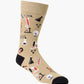 MENS MAD SCIENTIST BAMBOO SOCK