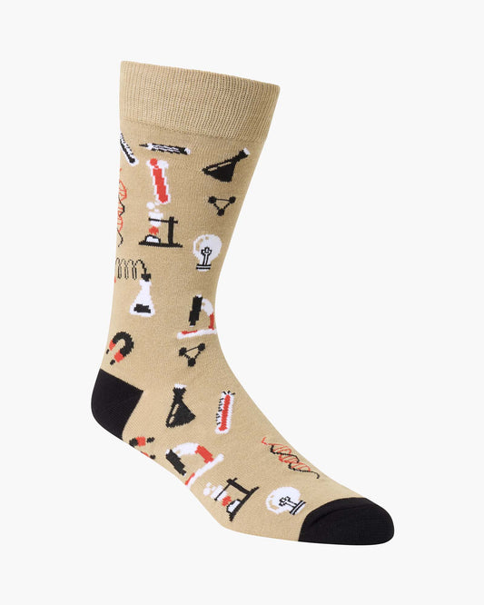 MENS MAD SCIENTIST BAMBOO SOCK