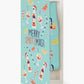 WOMENS MERRY SPRITZMAS BAMBOO SOCK CARD