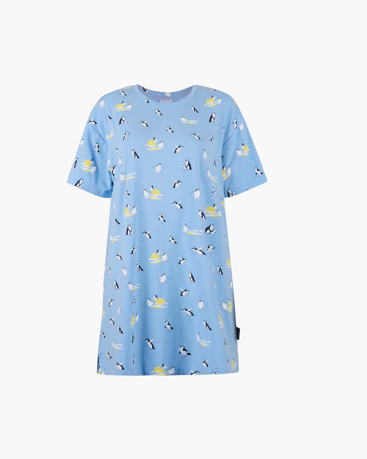 WOMENS SUNSET PENGUINS JERSEY NIGHT-TEE