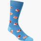 MENS PARTY ROLLERS BAMBOO SOCK