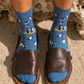 2PK DUO MENS & KIDS PENGUINS BAMBOO SOCKS