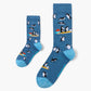 2PK DUO MENS & KIDS PENGUINS BAMBOO SOCKS